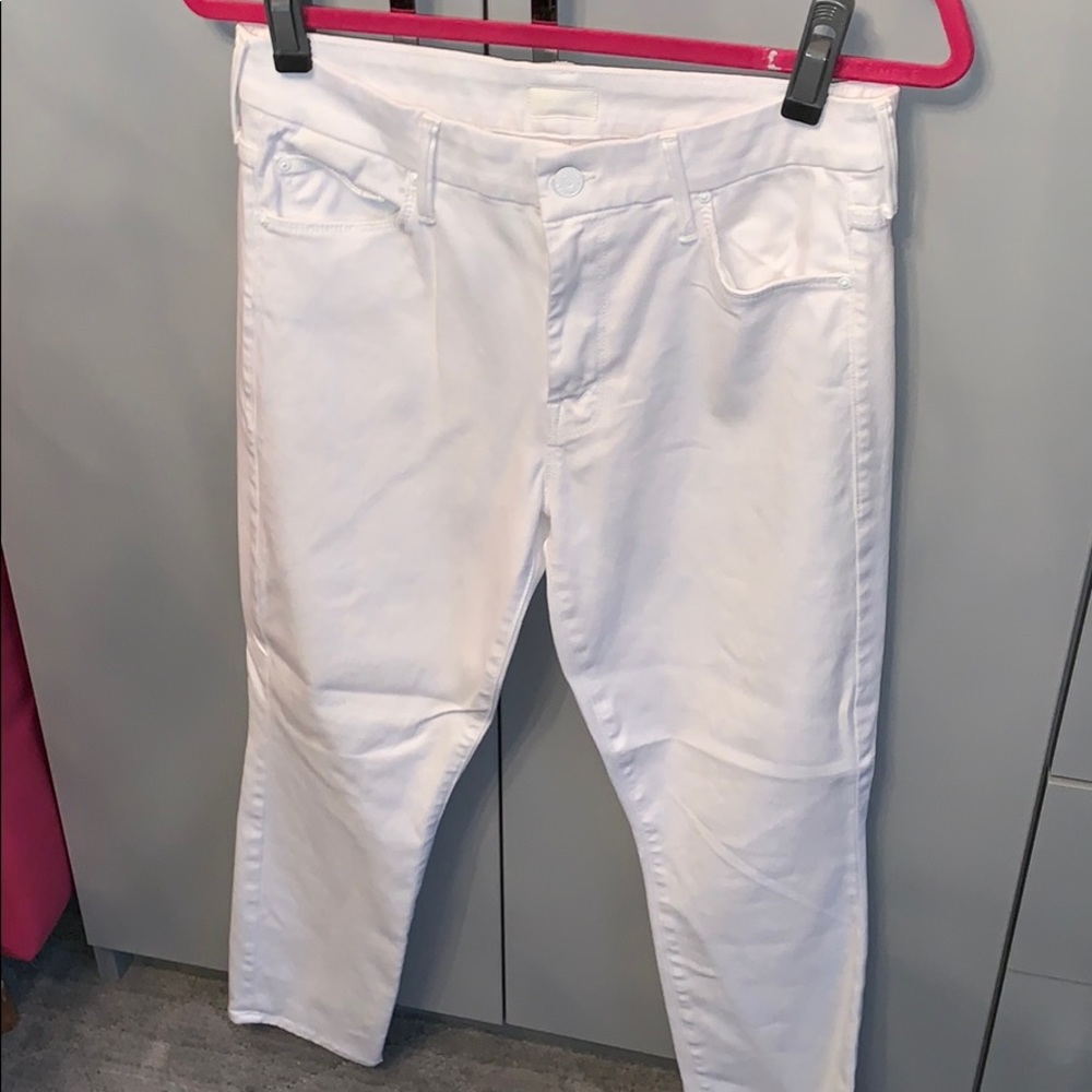 Mother white jeans